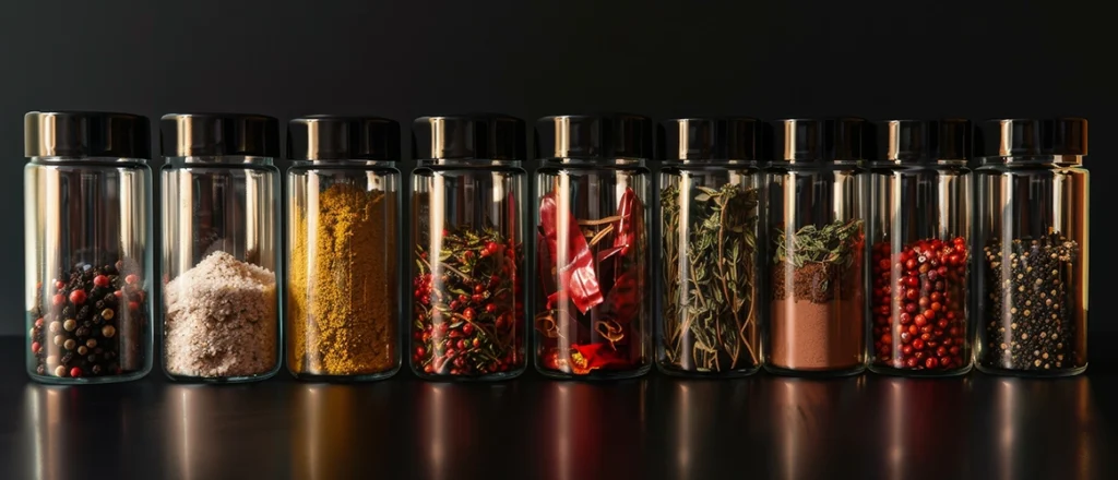 ادویه های کازیوه در رنگ ها و عطر های مختلف